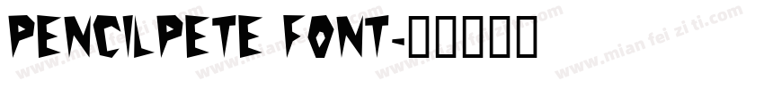 pencilPete Font字体转换